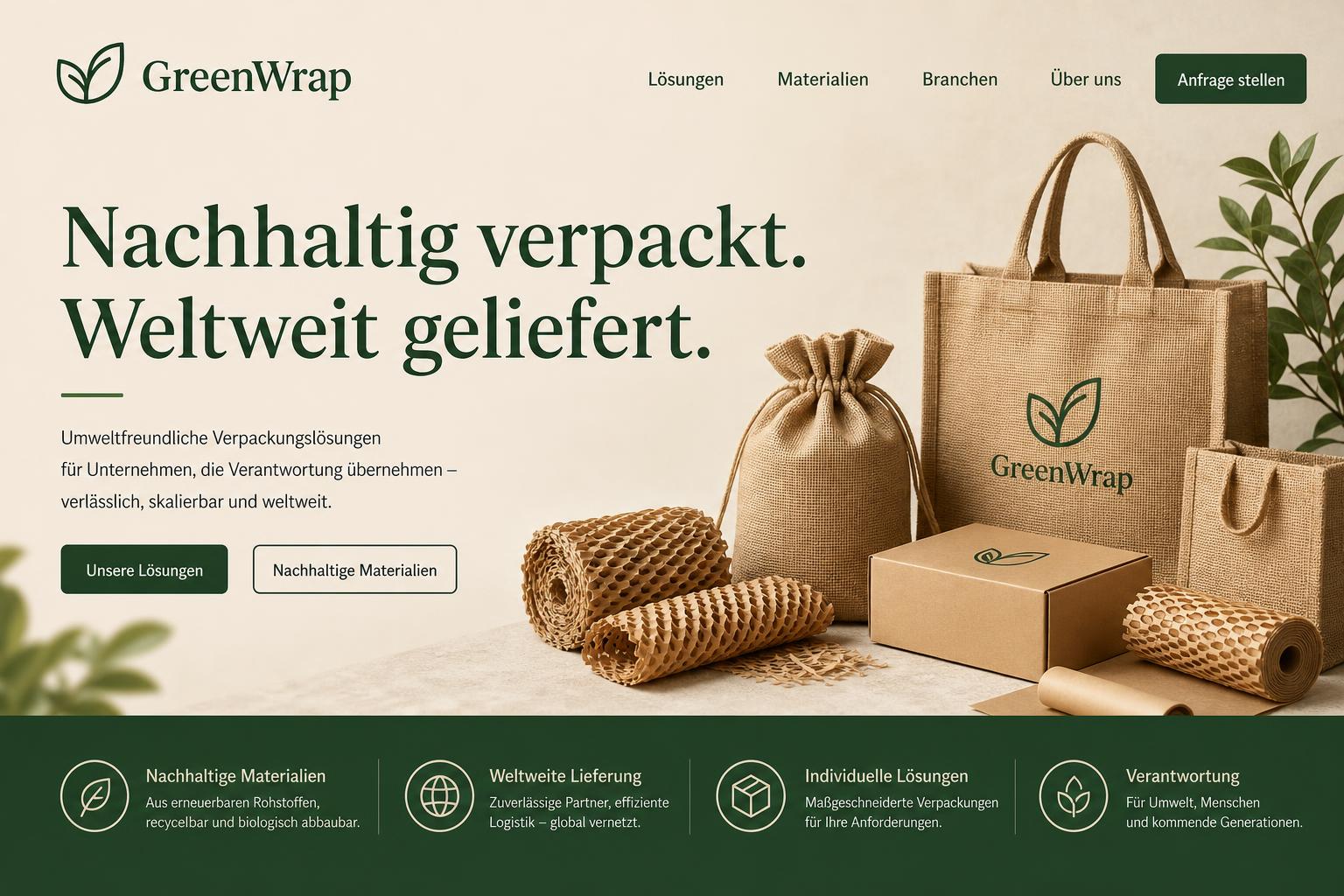 Projekt: GreenWrap Packaging